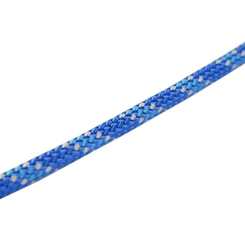 Плоская гладкая полиэфирная плетеная веревка толщиной 8 мм